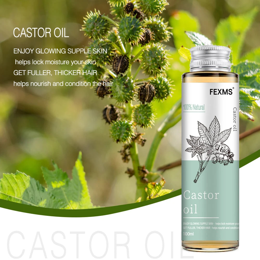 100% Pure Castor Oil For Hair Growth