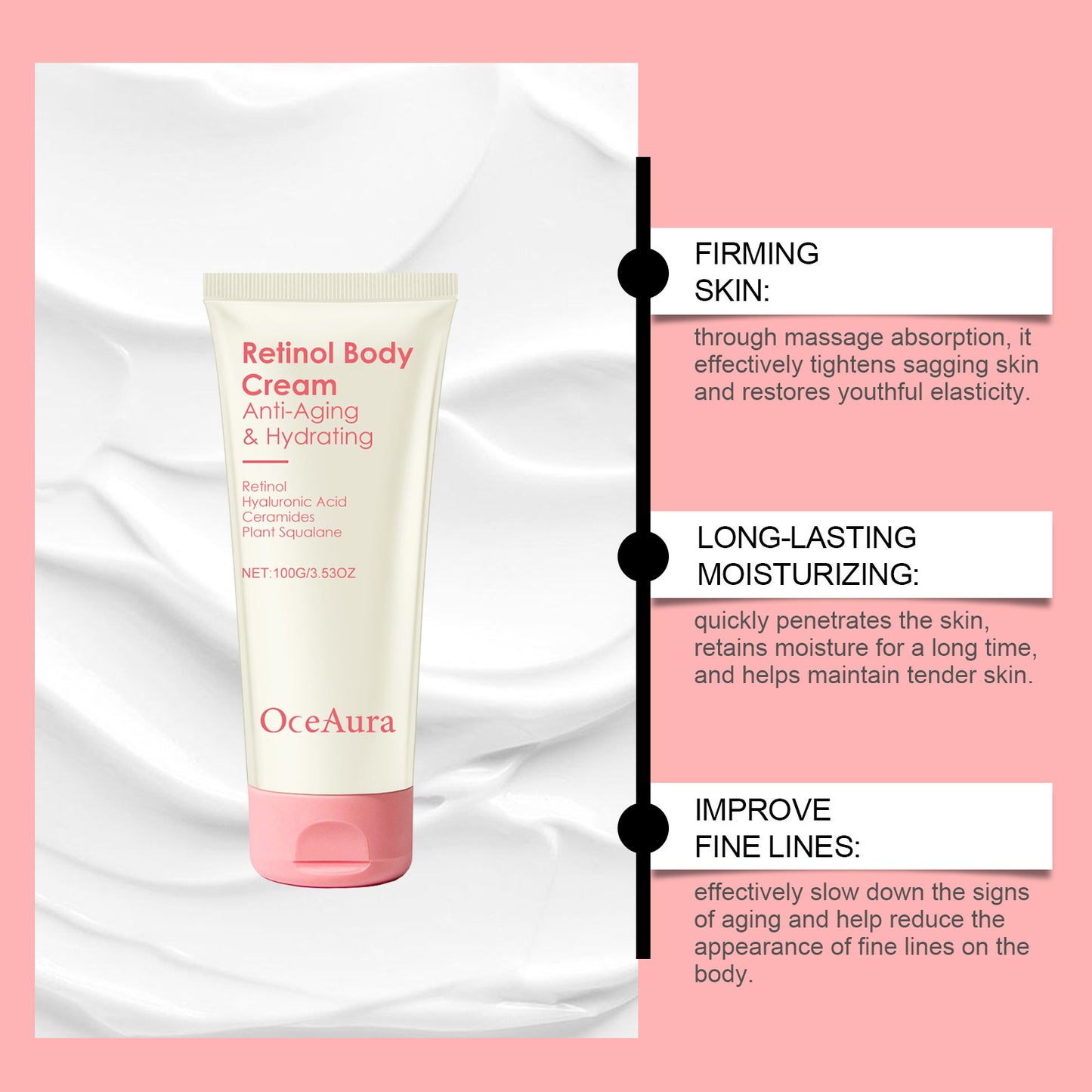 Retinol Body Cream Collagen Skin Firming
