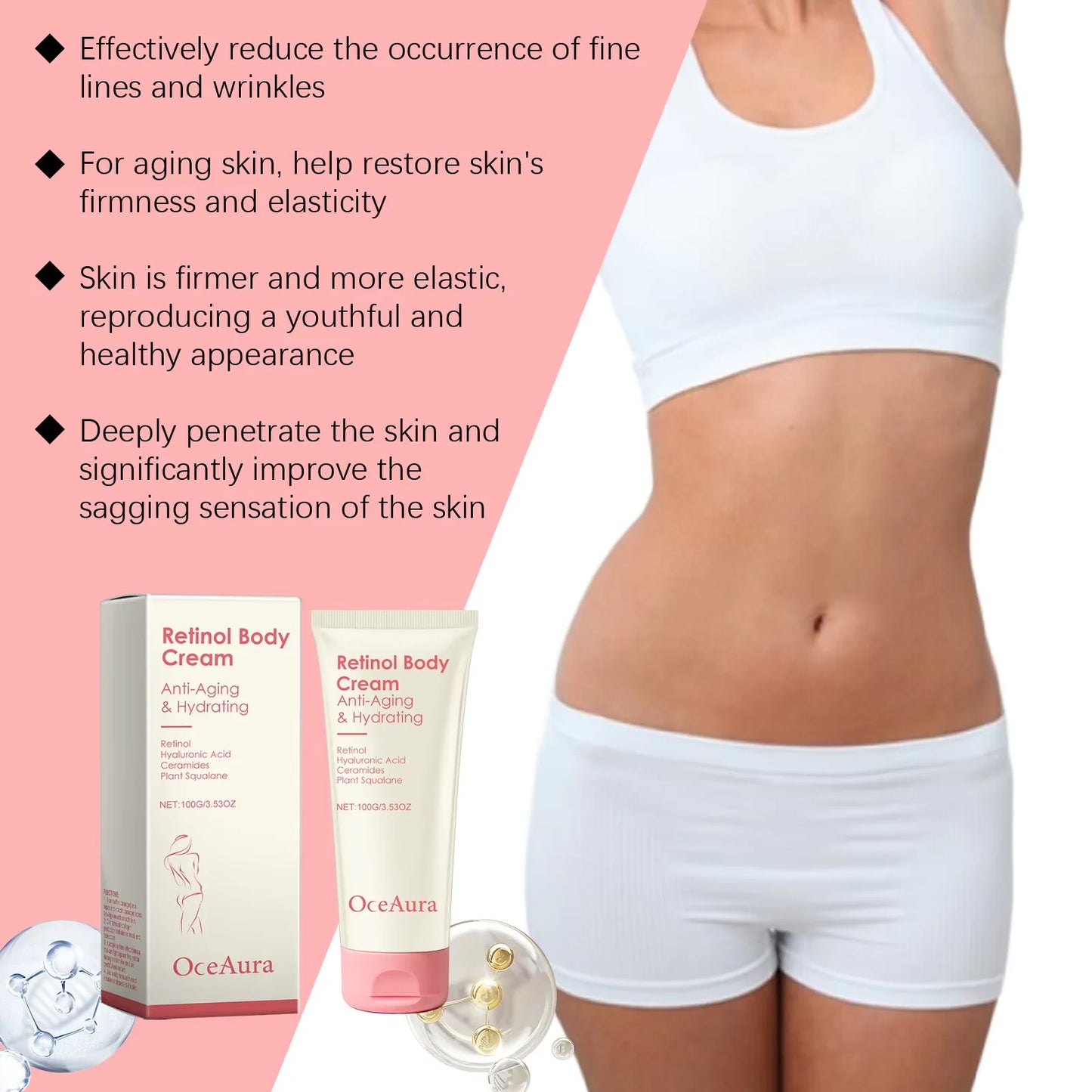 Retinol Body Cream Collagen Skin Firming