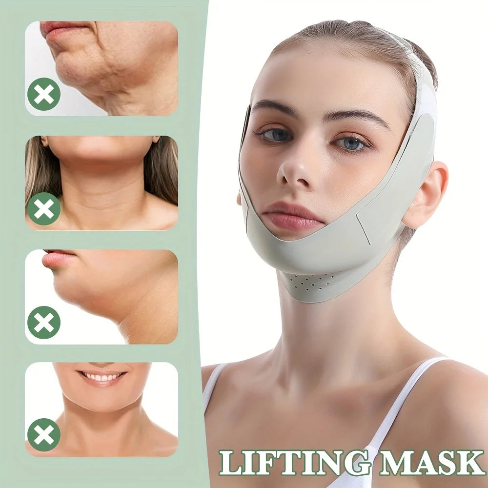 Reusable Face Slimming Bandage V Line Chin Cheek Lift Up