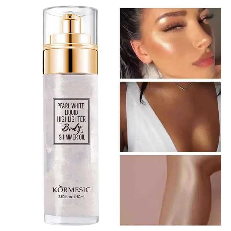 Glitter Spray Hair Body High-Gloss Face Highlighter Makeup