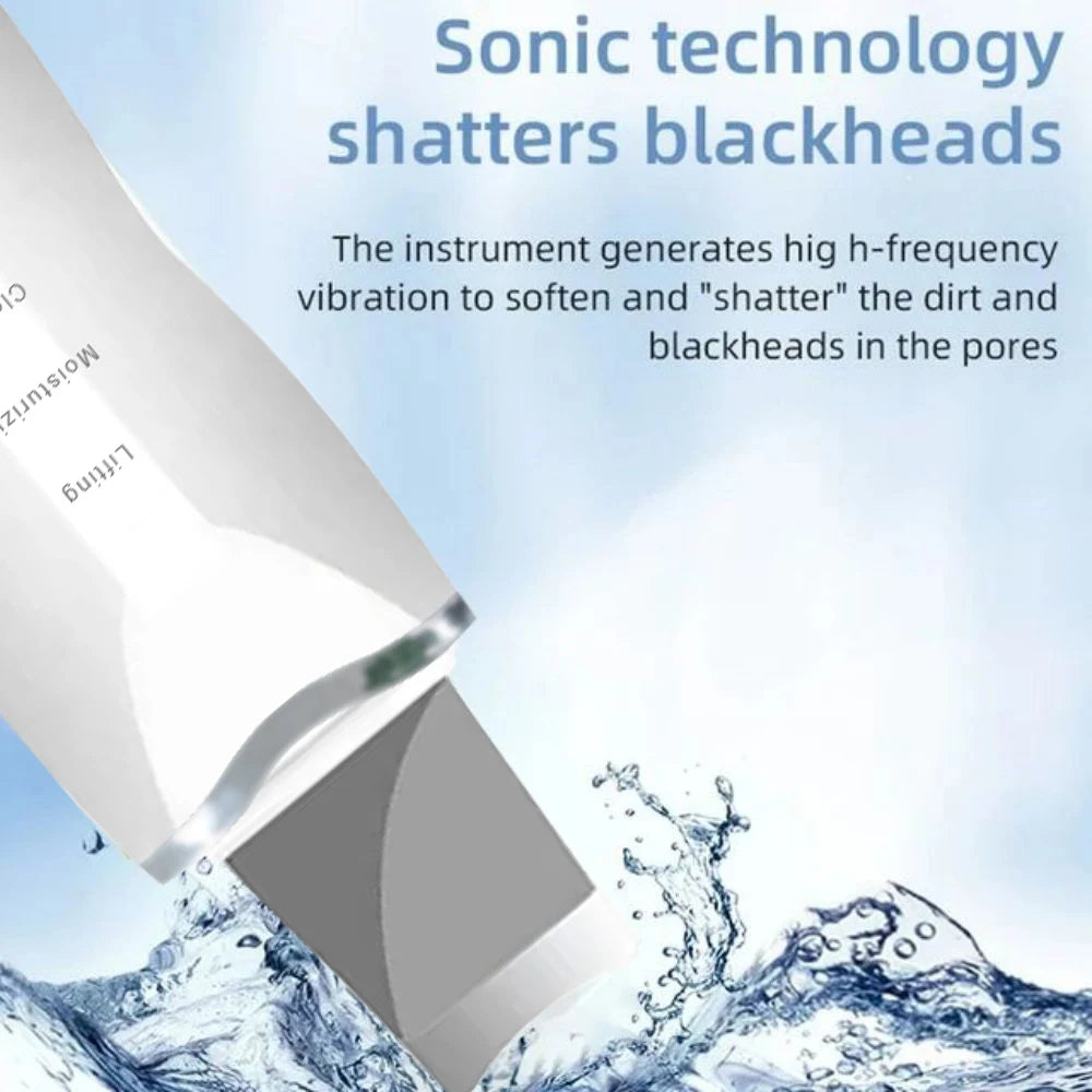 Ultrasonic Skin Scraper Pore Cleaning Facial Deep Cleaning