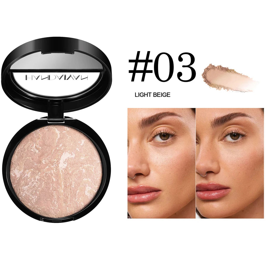 Face Highlighter 7 Palette High Glossy Face Bronze-colored Palette Natural Glow