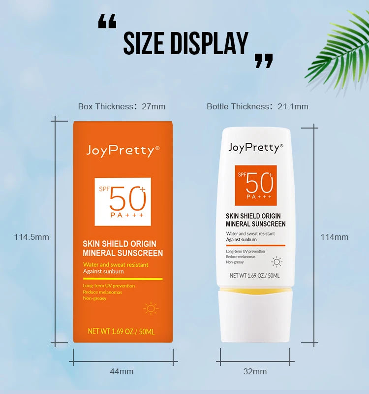 Sunscreen SPF 50 Cream Sun Protection Moisturizing 50ml