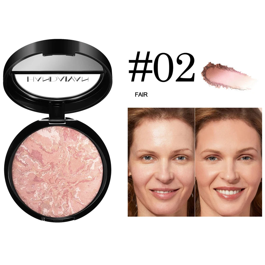 Face Highlighter 7 Palette High Glossy Face Bronze-colored Palette Natural Glow