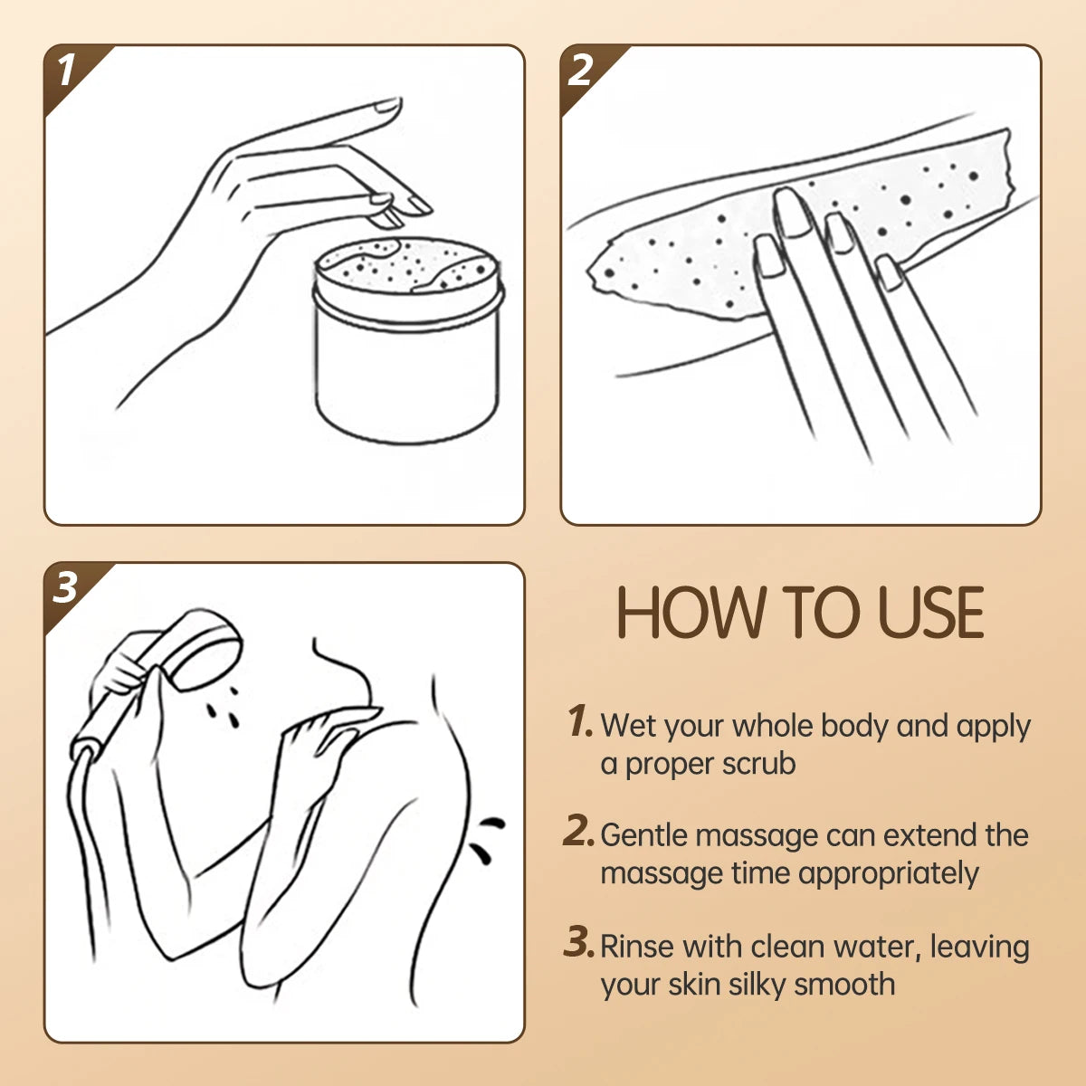 Salt Body Scrub Skin Exfoliating 4 Variants -Turmeric, Coconut, Coffee, Himalayan