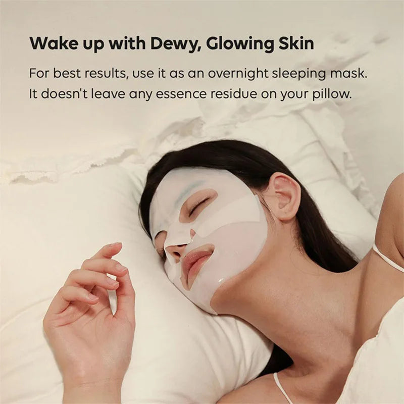 Bio Collagen Face Mask Shrink Pores Deep Hydrating Overnight Moisturizing Mask 20/10/5PCs