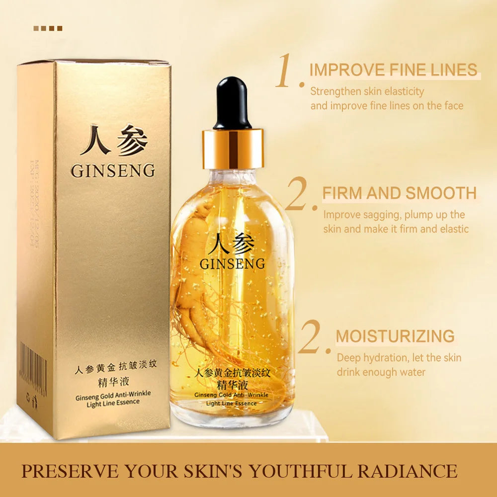 Ginseng Essence Polypeptide Anti-aging Oil Gold Polypeptide Anti Wrinkle
