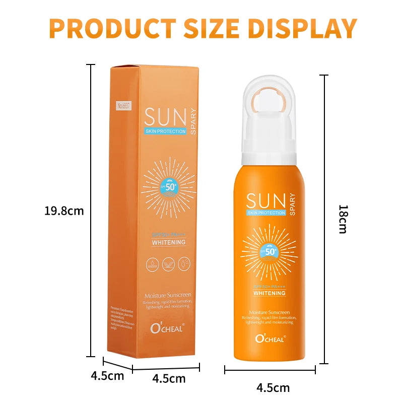 O‘cheal SPF Sunscreen Spray Anti-aging Spray Facial Body cream 150ml