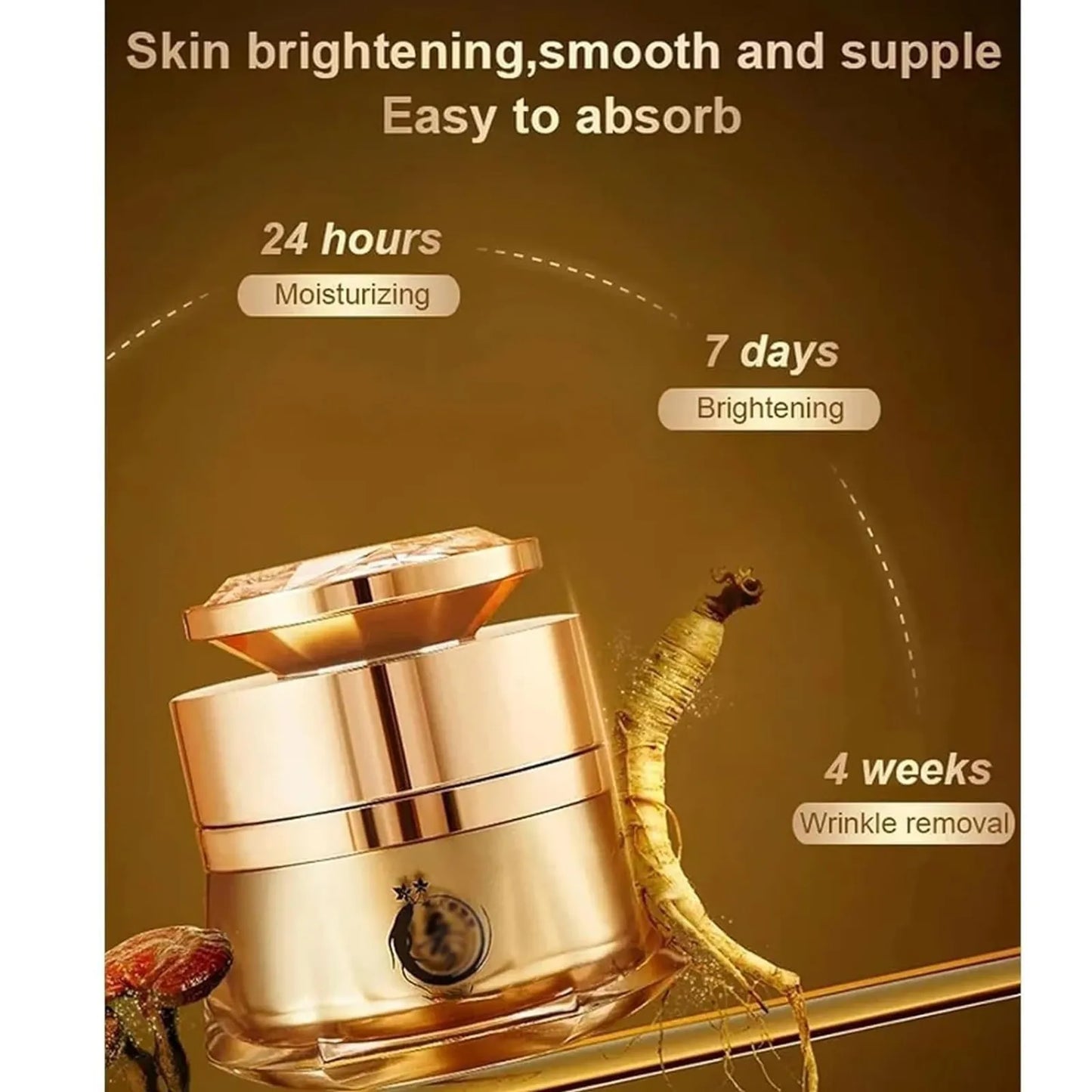 Ginseng Ganoderma Anti-Wrinkle Reduce Fine Lines