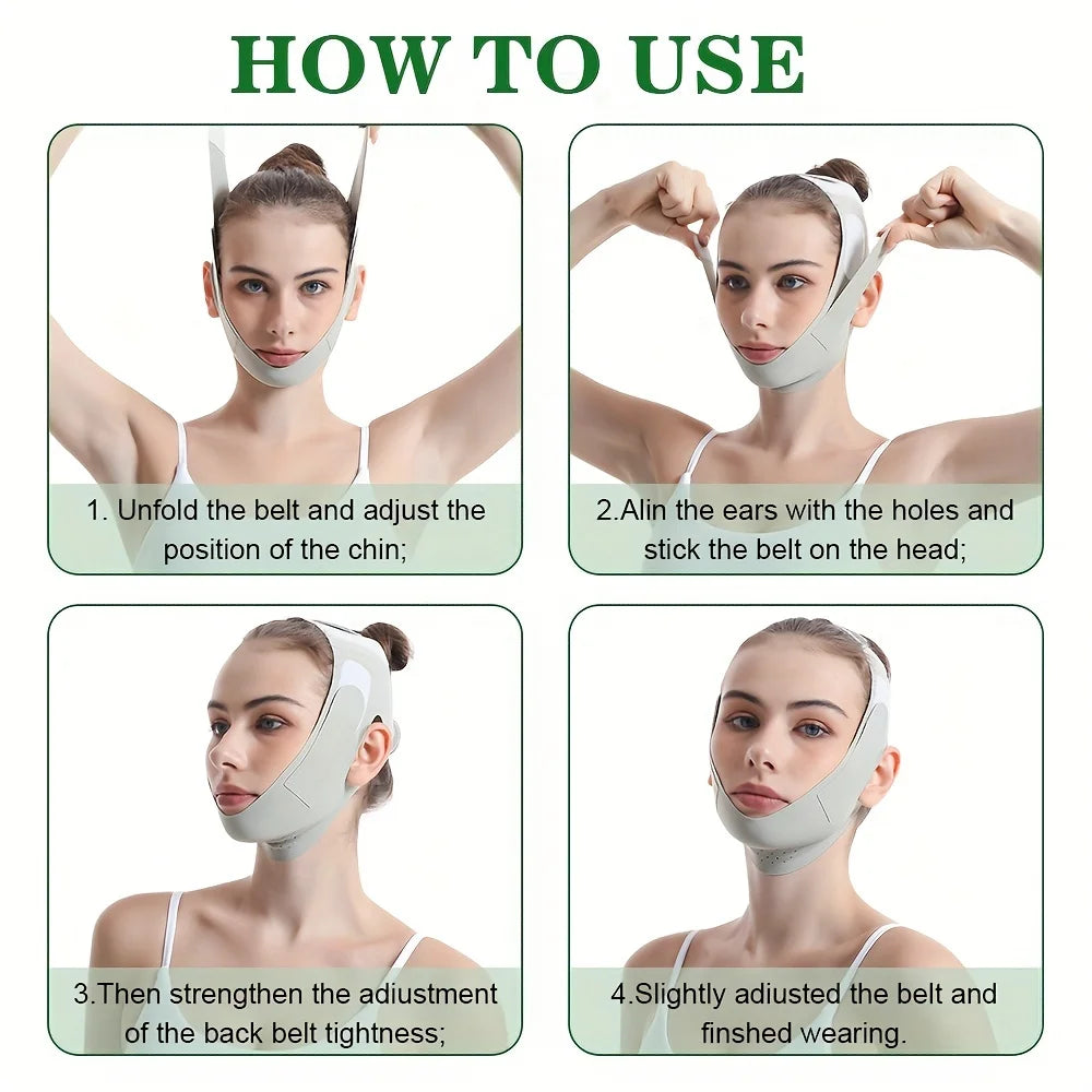 Reusable Face Slimming Bandage V Line Chin Cheek Lift Up