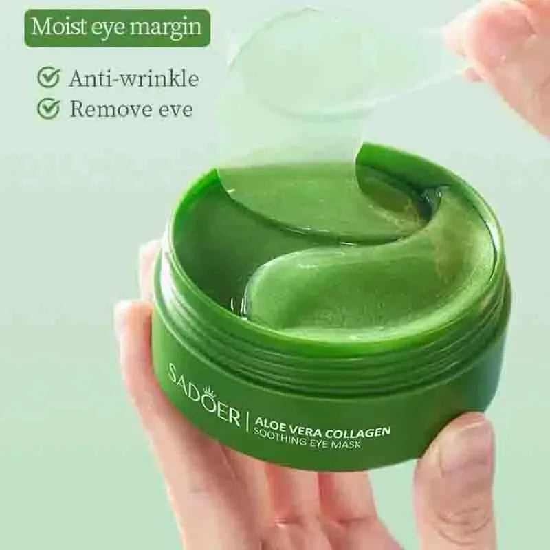 Aloe Vera Collagen Eye Mask Anti Dark Circles 60pcs Eye Patches Eyes Skin Care Products