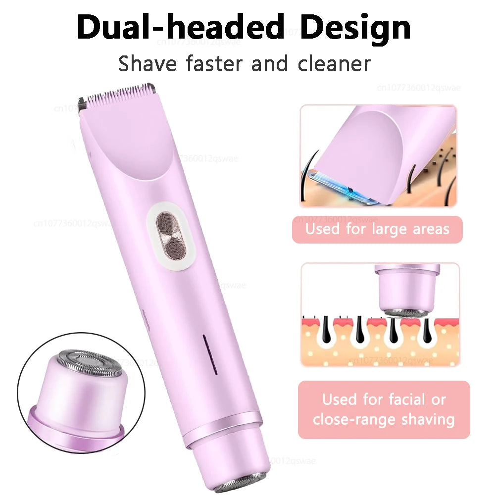 Electric Razor Woman Shaver Painless Mustache Epilator Leg Bikini Body