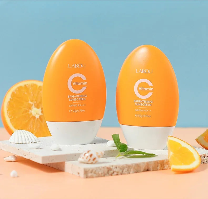 LAIKOU Vitamin C Sunscreen Relief Sun SPF 50+ High Sun Protection Hydrating