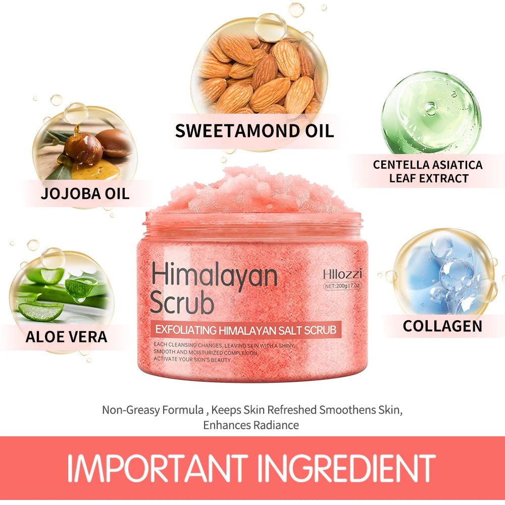 Salt Body Scrub Skin Exfoliating 4 Variants -Turmeric, Coconut, Coffee, Himalayan