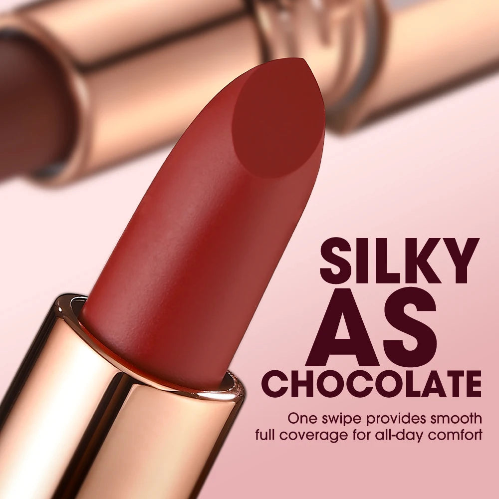 Matte Lipstick O.TWO.O Long Lasting Waterproof Lip Highly Pigmented Velvet Finish Lip