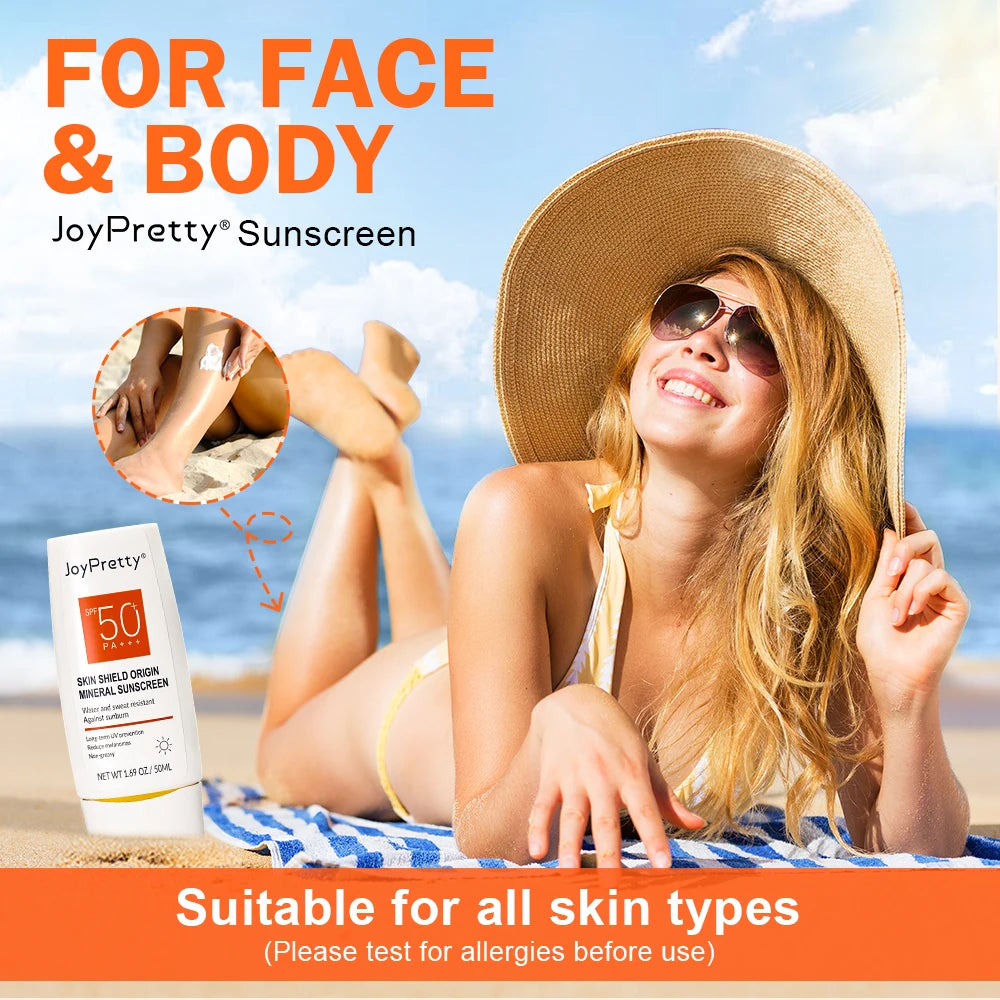 Sunscreen SPF 50 Cream Sun Protection Moisturizing 50ml