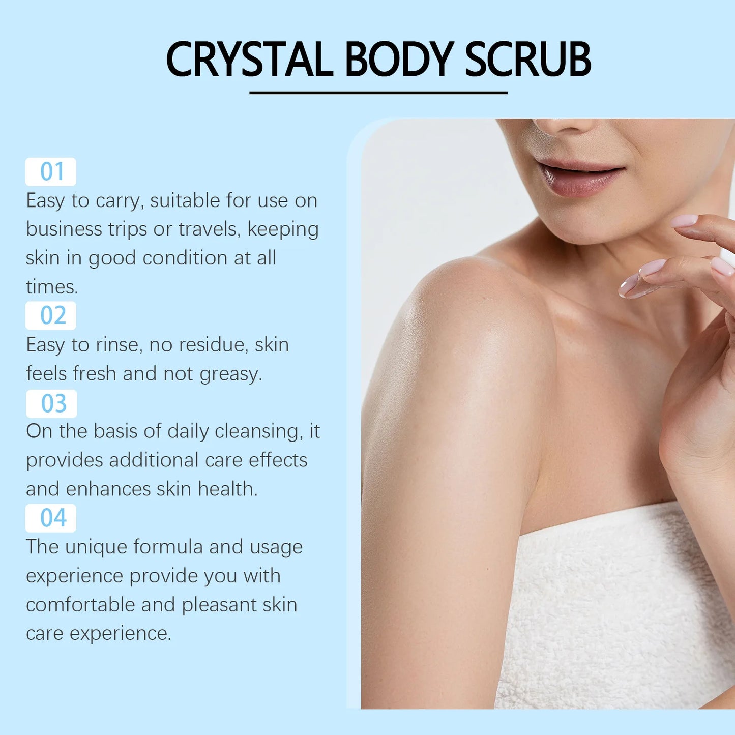 Coconut Body Scrub Remove Dead Skin Exfoliating Sea Salt