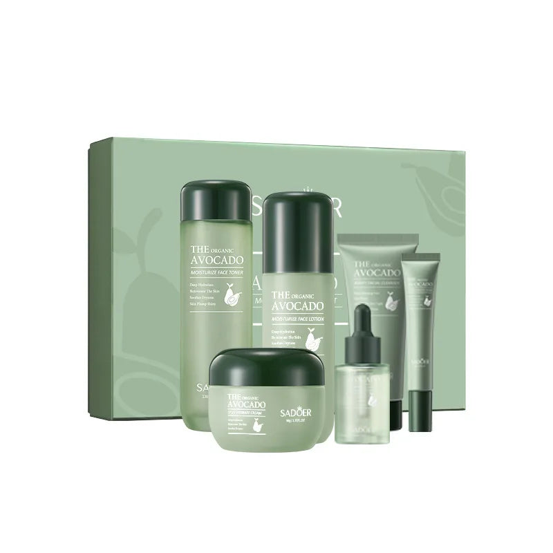 6PCS Organic Avocado Moisturizing set Mild
