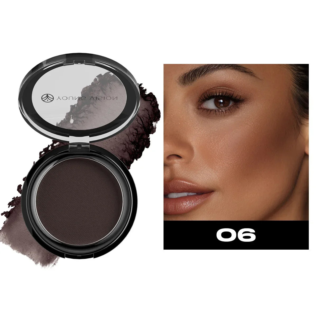 Oil-control Contour Palette Dark Bronzing Powder Highlighter Bronzer