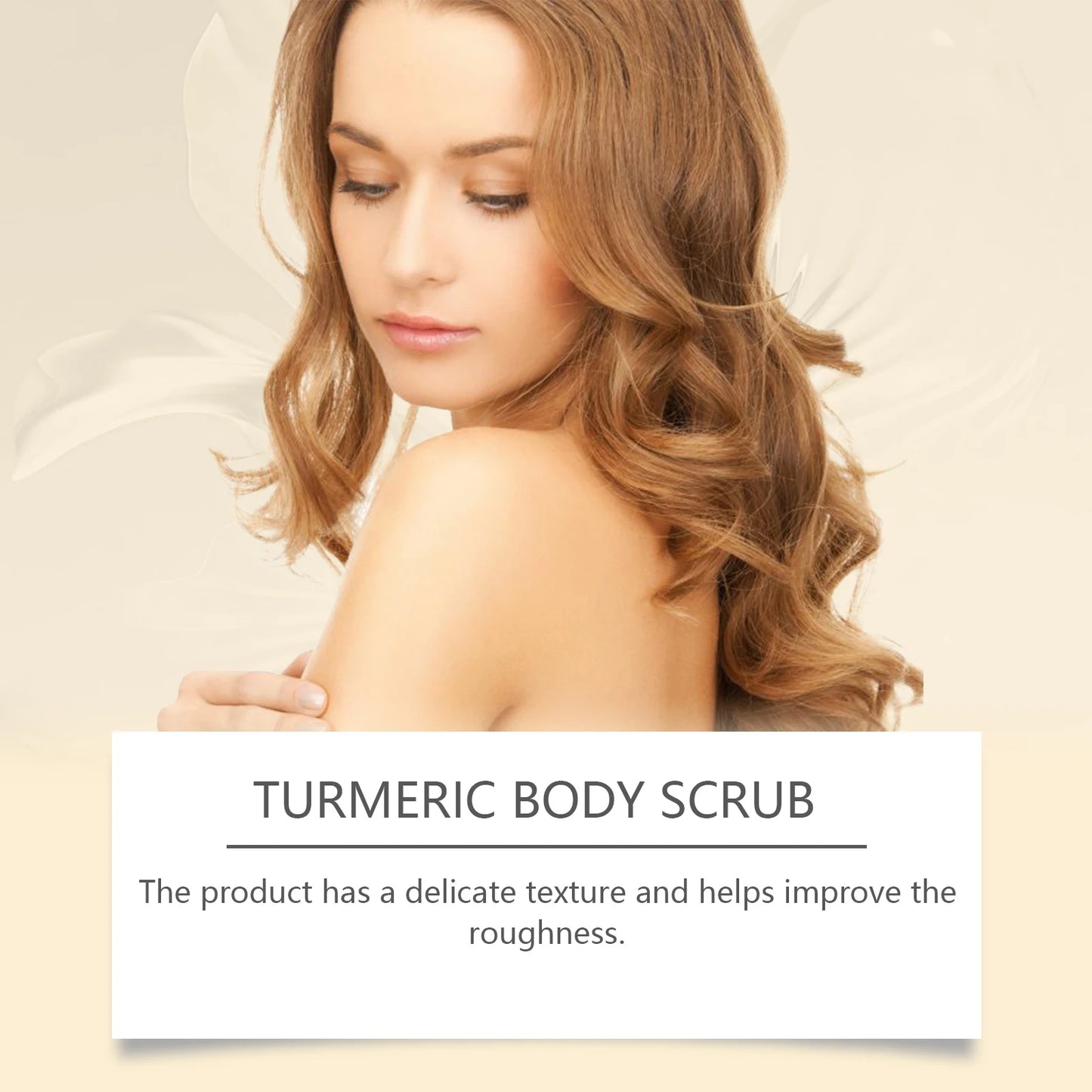 Turmeric Body Scrub Gentle Exfoliating Remove Dead Skin