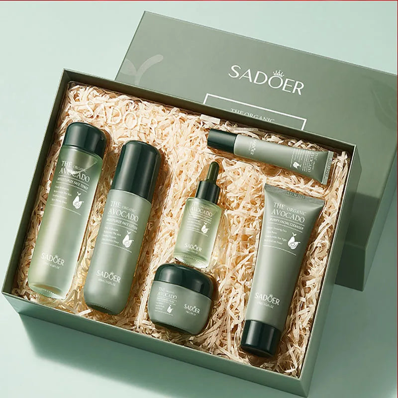 6PCS Organic Avocado Moisturizing set Mild