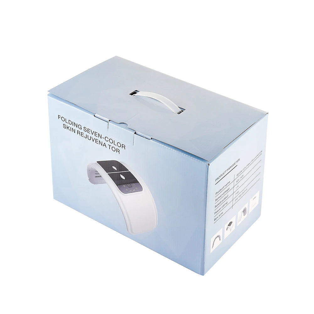 foreverlily LED Face Mask PDT Machine 7 Colors Light Photon Skin Rejuvenation Facial Body Beauty Spa
