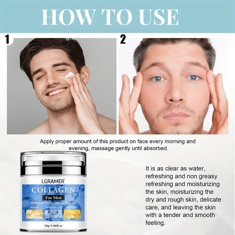 Anti-wrinkle Cream For Men Remove Face & Neck Wrinkles Firming Moisturizing