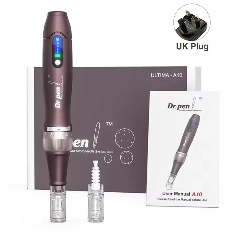Microneedle Dr.Pen Ultima A10 With 2pcs Cartridge Wireless Derma Pen Micro Microneedle