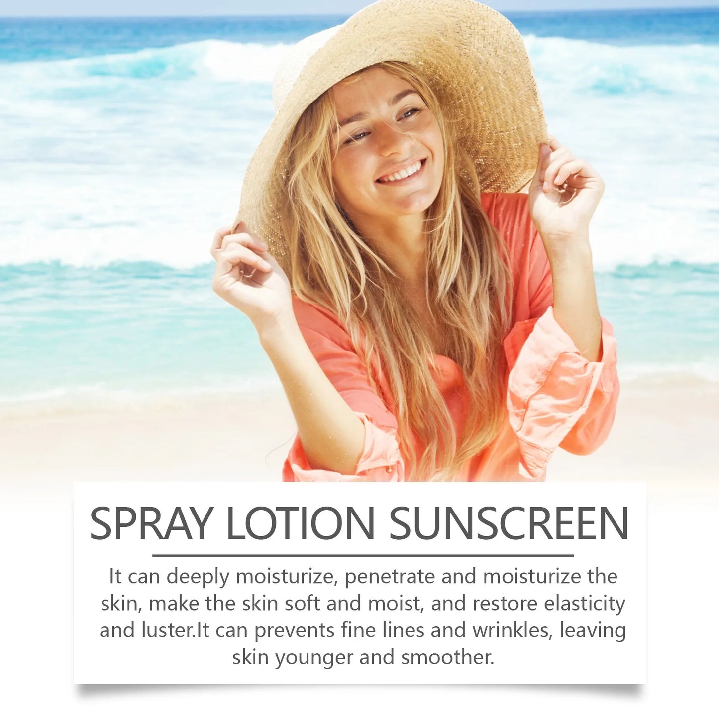 Sunscreen Spray Facial Mist UV Moisturizing Products 100ml