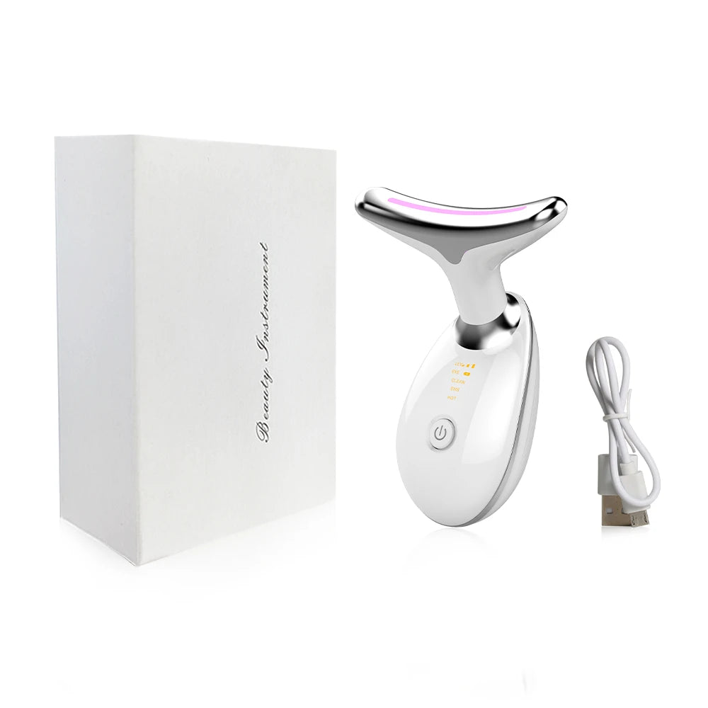 Anti-aging Facial Massager Red Light Therapy Skin Tightening Neck Face Lifting Massager