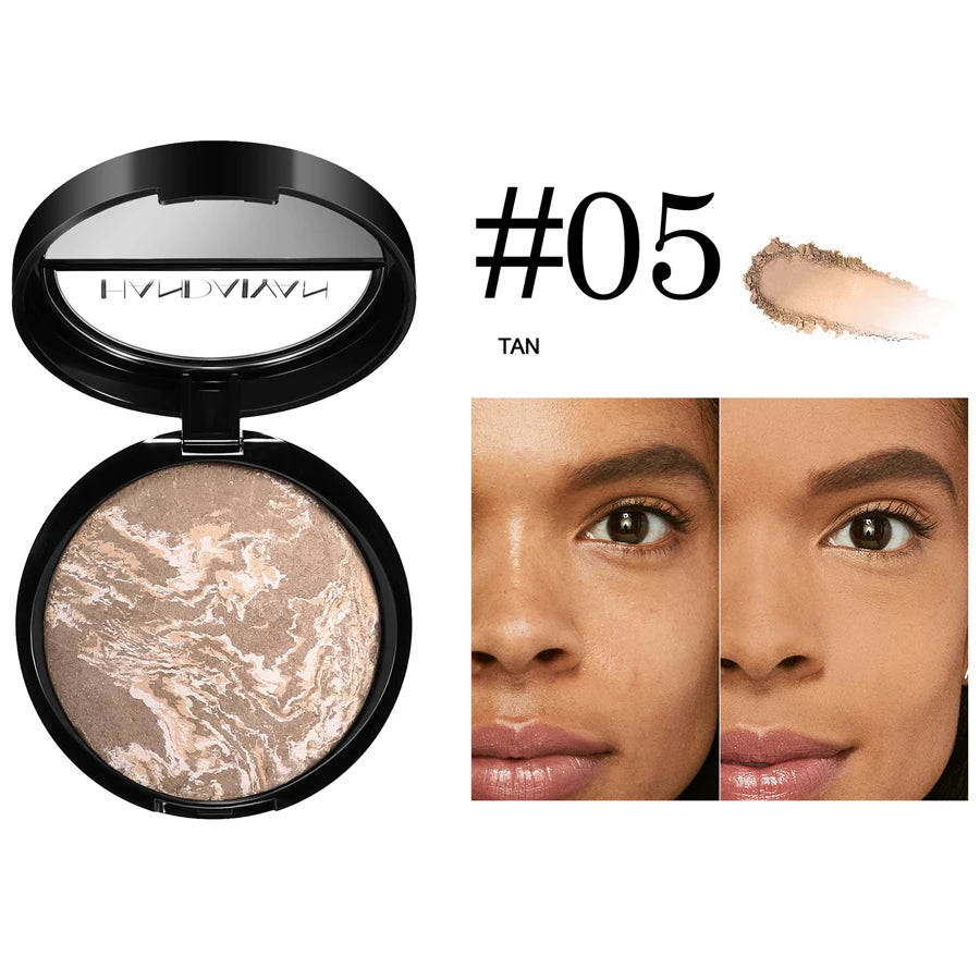 Face Highlighter 7 Palette High Glossy Face Bronze-colored Palette Natural Glow