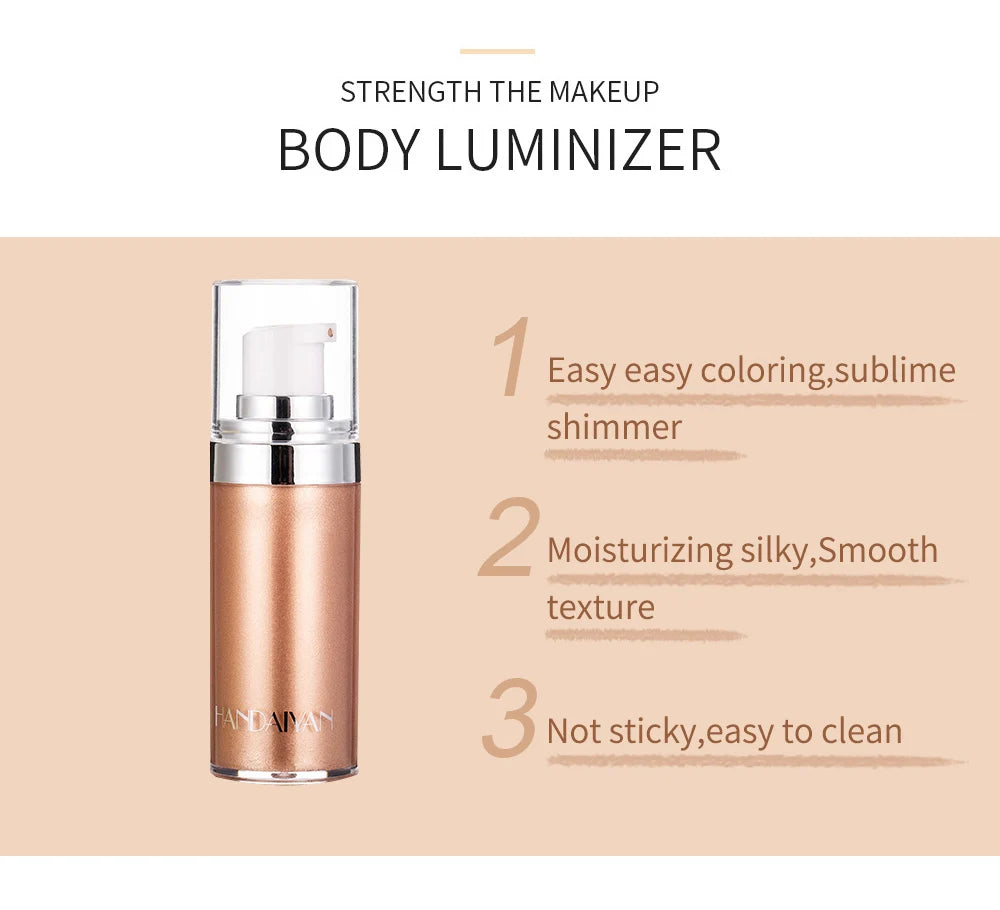 HANDAIYAN Face Highlighter Lotion Summer Beach Sexy Full Body Highlighter