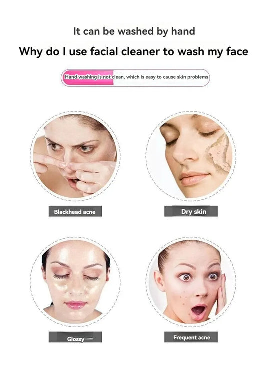 5 In 1 Beauty Massager, Facial Cleansing Brush, Deep Cleansing Gentle And Effective Skin Care