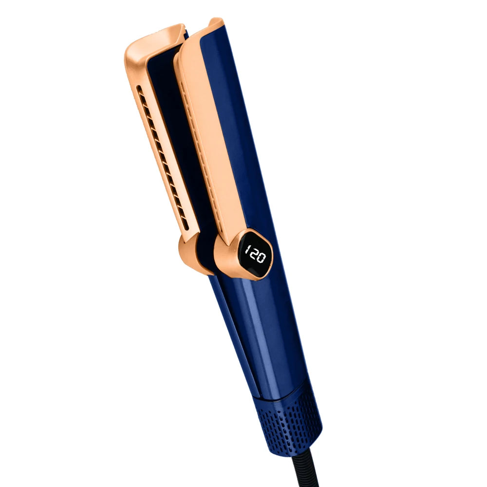 Professional 2in1 Hair Straightener and Dryer Heat-Up Flat Design
