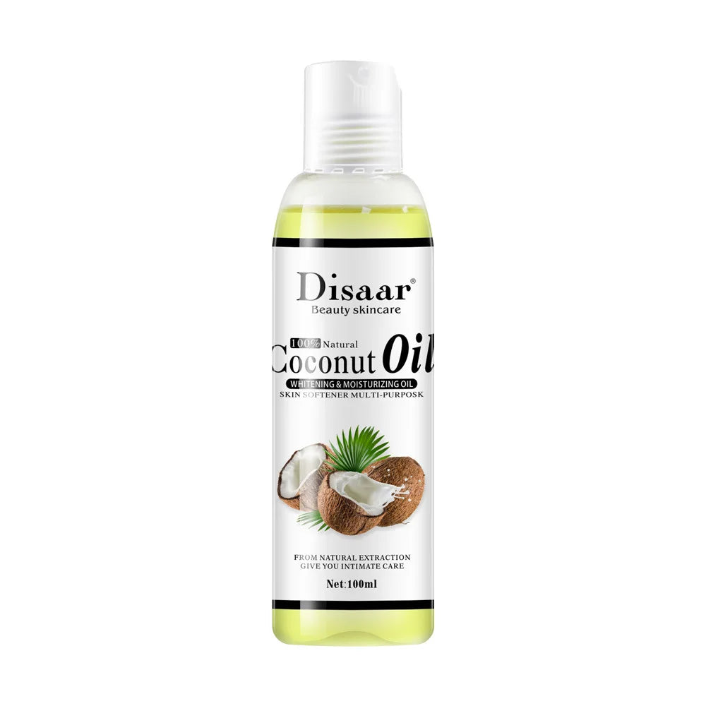 Natural Disaar Coconut Organic Virgin Coconut Oil 100% Body and Face Relaxation Oil Control 100ml