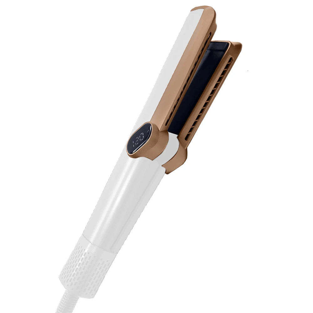Professional 2in1 Hair Straightener and Dryer Heat-Up Flat Design