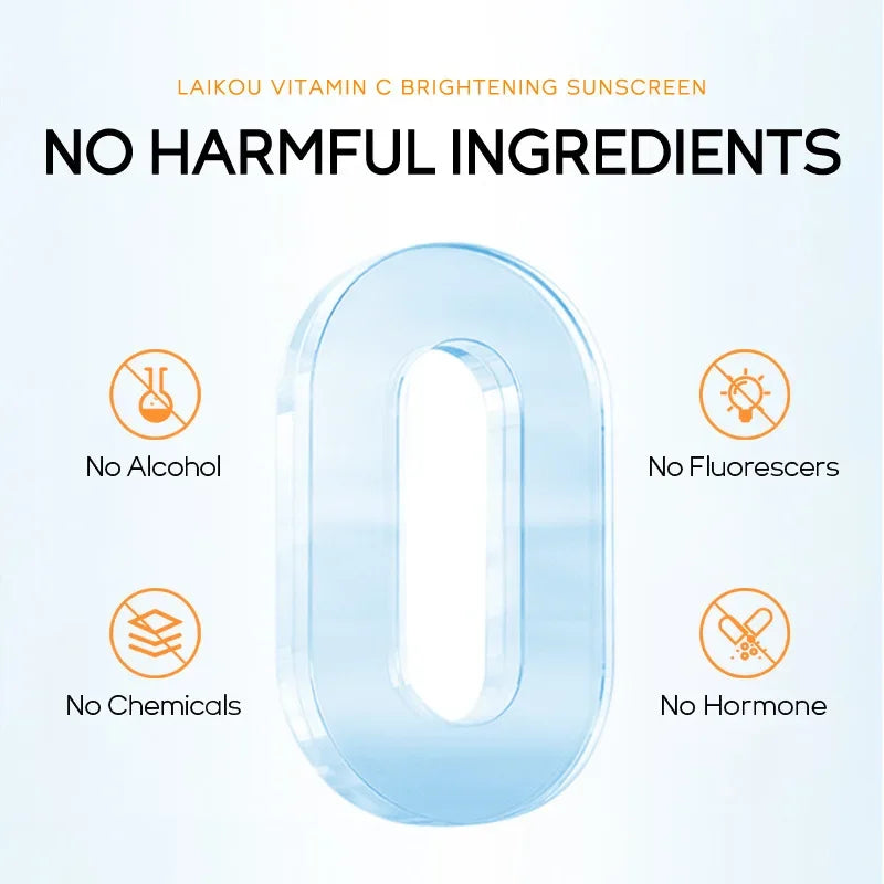LAIKOU Vitamin C Sunscreen Relief Sun SPF 50+ High Sun Protection Hydrating