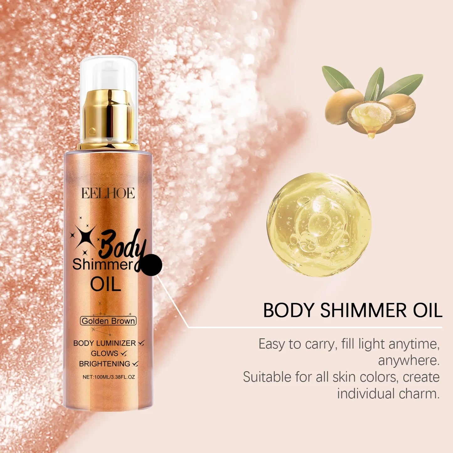Summer Glow Glitter Spray Body Face