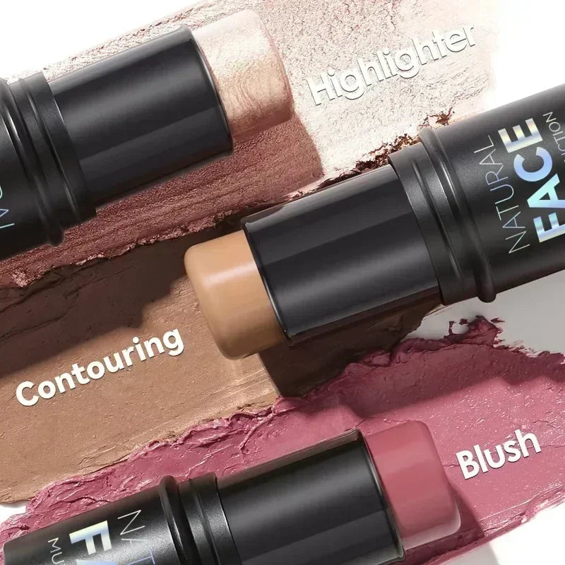 New Highlighter Makeup Waterproof Contouring Bronzer Stick Glitter Silky