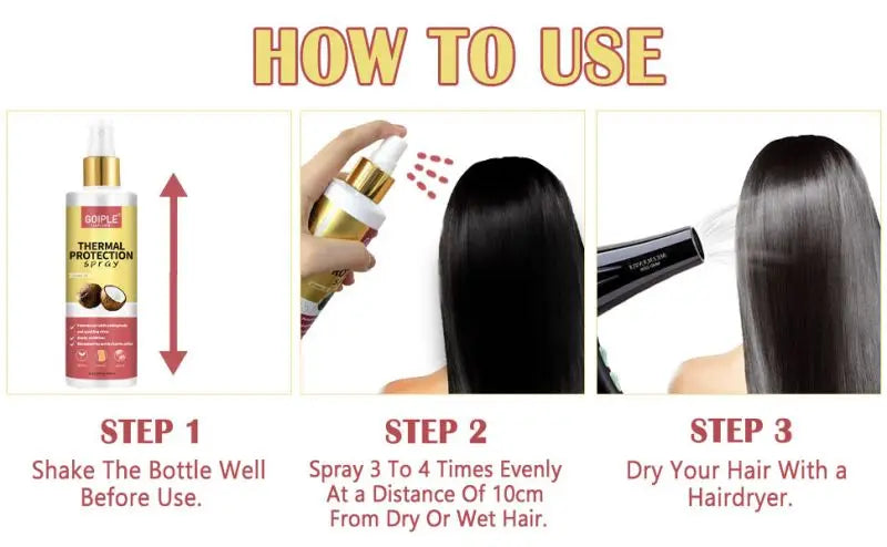 GOIPLE Thermal Protector from Hot Blow Dry Heat Protection Spray