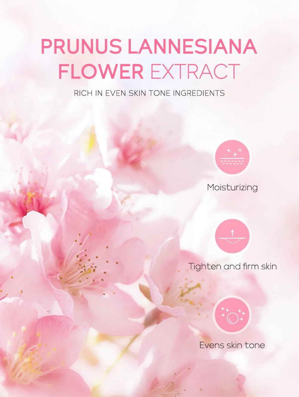 LAIKOU Sakura Skin Care Sets Facial Cleanser Face Cream Serum Toner Moisturizing Brightening Anti Wrinkles Face Care Kit