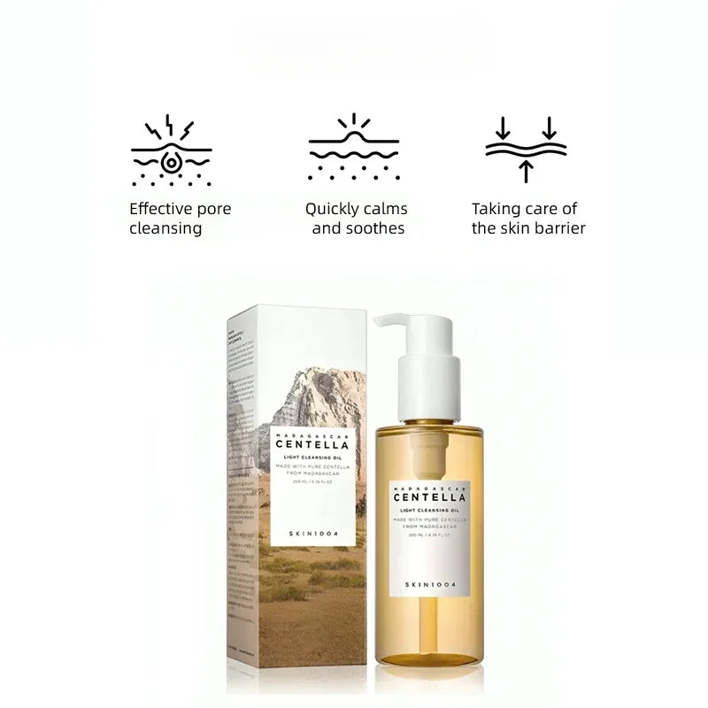 Centella Ampoule Korean Skin1004 Toner Cleanser Face Serum Cleaning Oil and Moisturizer Cream Skincare Kit Original Products Set