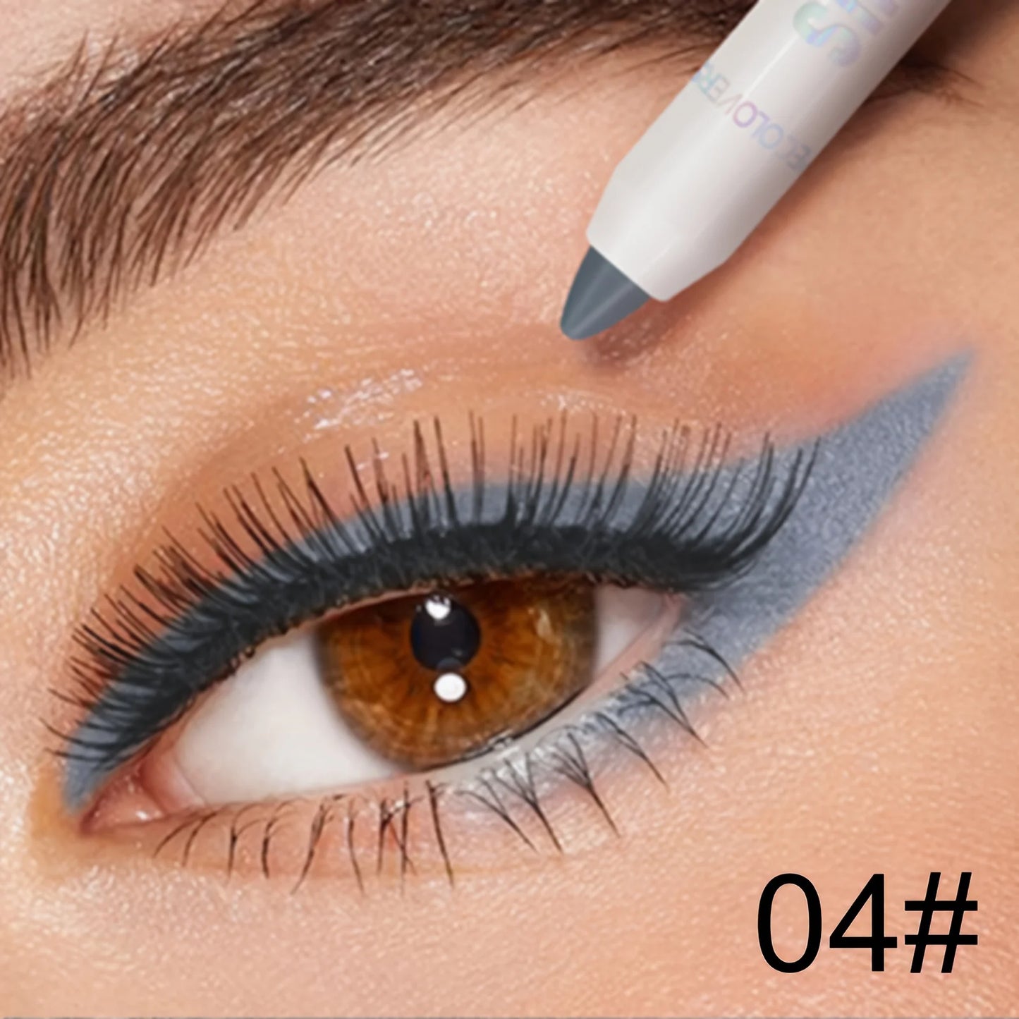 Waterproof Eyeshadow Pencil Pigmented Shimmer Matte Neutral Brown 1PC