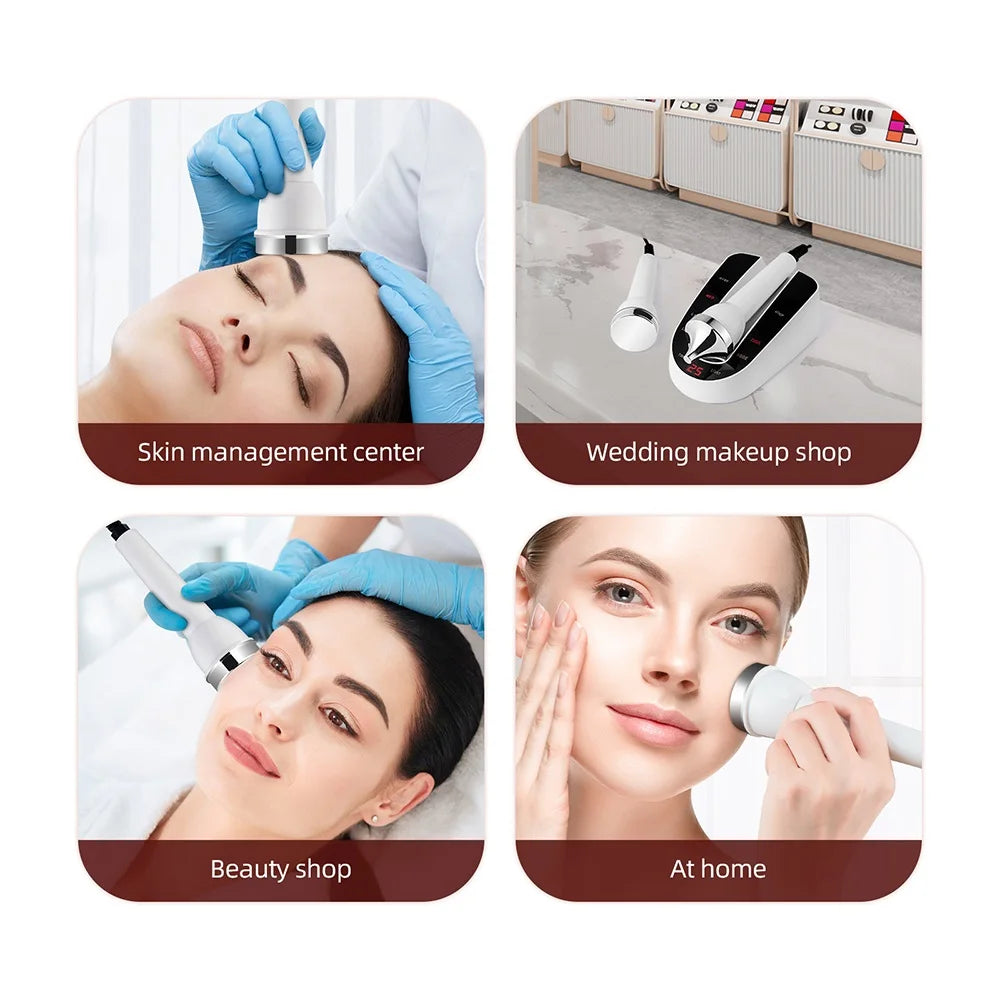 Ultrasound Skin Care Beauty Machine High Frequency Face Eye Massager SPA Ultrasonic Beauty Device