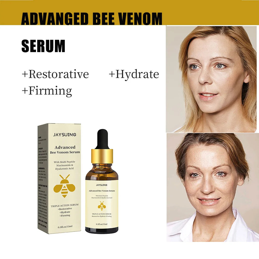 Advanced Bee Venom Serum Tighten Lightens Fine Lines Repair Moisturizing