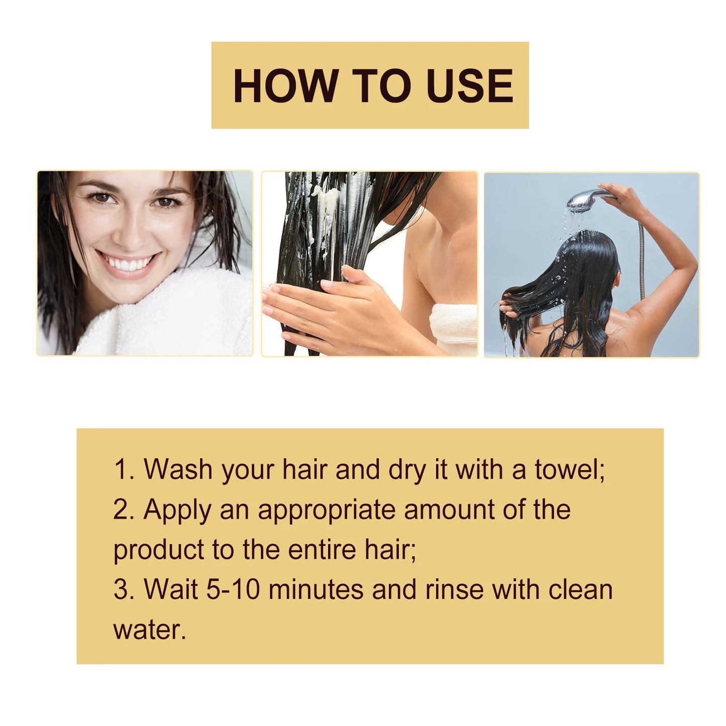 Collagen Hair Mask Reduce Dryness And Frizz Prevent Hair Splitting