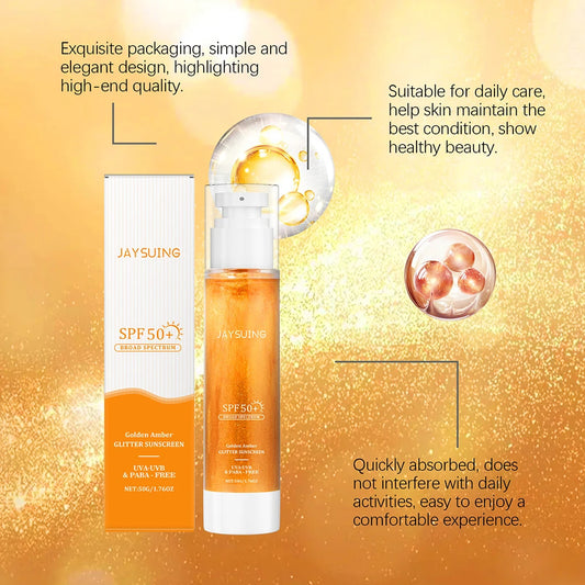 50g Sun Shielding Body Glowing Oil Spf50 Sunscreen Body Oil
