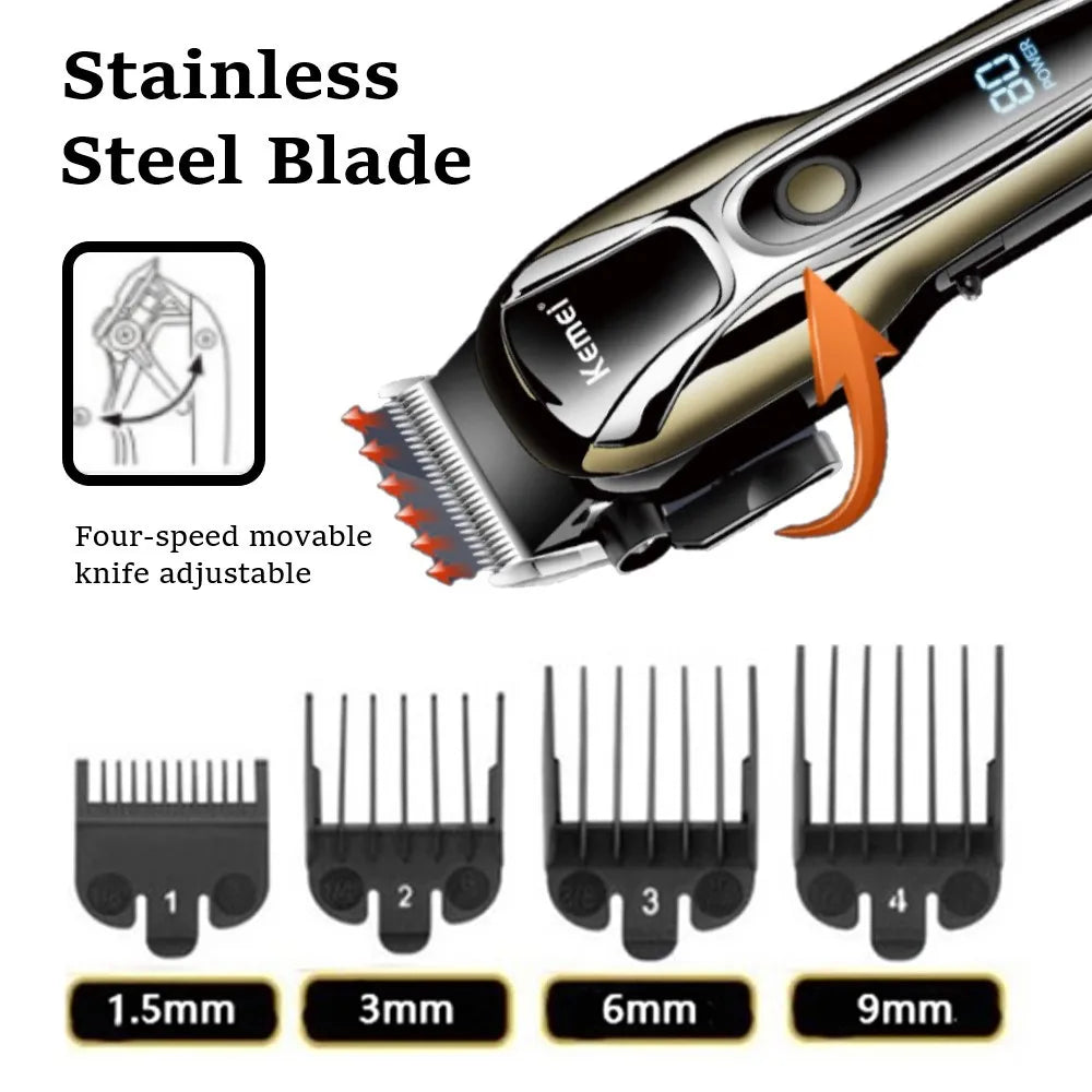 Clipper Electric Hair Trimmer for men Electric shaver professional Men's Hair Wireless