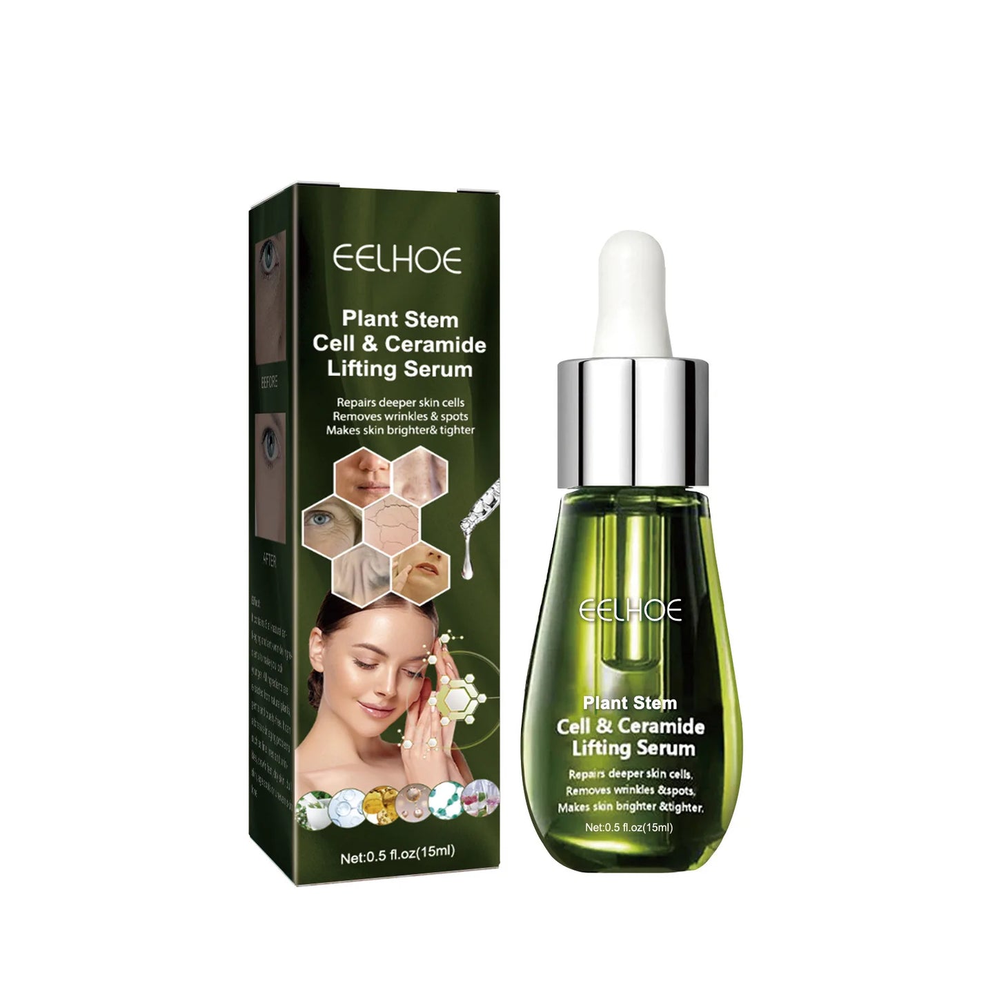 Ceramide Face Serum Anti Aging Fade Fine Line Wrinkle
